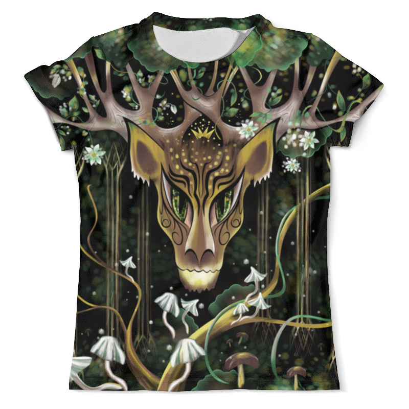 Printio Футболка с полной запечаткой (мужская) Король леса printio футболка с полной запечаткой мужская в лес за грибами сергей виноградов