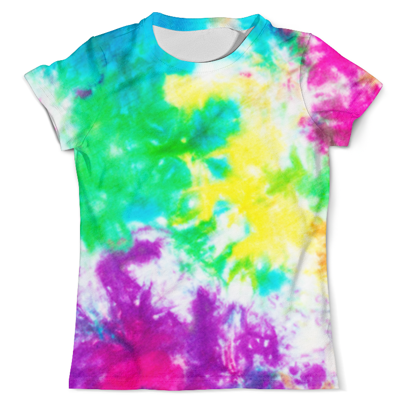 Printio Футболка с полной запечаткой (мужская) Tie-dye яркая разноцветная