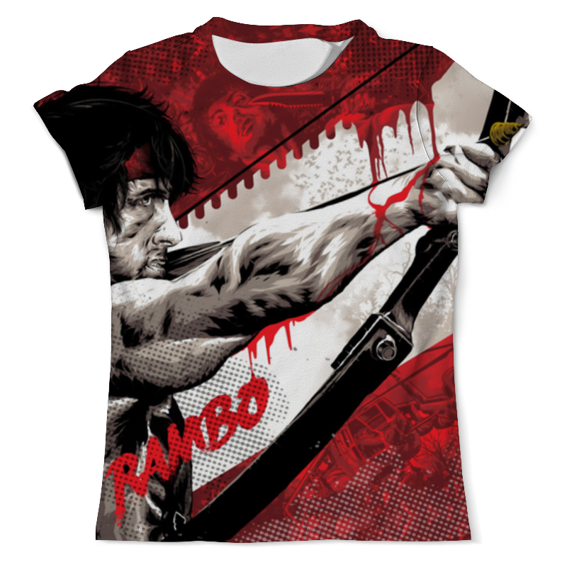 Printio Футболка с полной запечаткой (мужская) Rambo: first blood printio футболка с полной запечаткой мужская yellow claw blood for mercy 2015