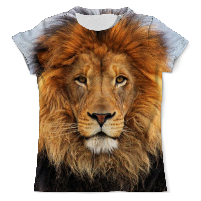 Printio Футболка с полной запечаткой (мужская) Взгляд льва printio футболка с полной запечаткой мужская морда льва