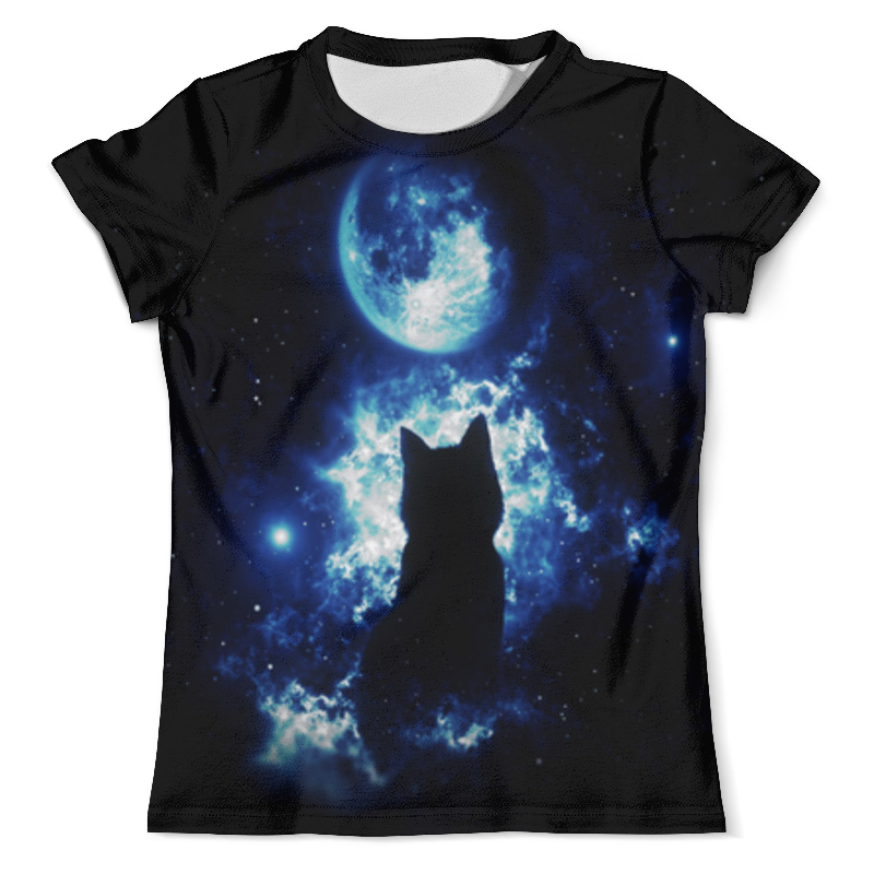 Printio Футболка с полной запечаткой (мужская) Котик в космосе printio футболка с полной запечаткой мужская котик в космосе
