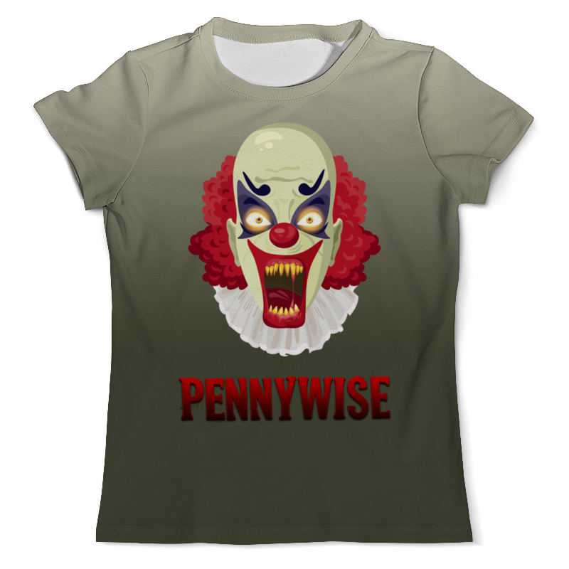 Printio Футболка с полной запечаткой (мужская) Pennywise printio футболка с полной запечаткой женская pennywise