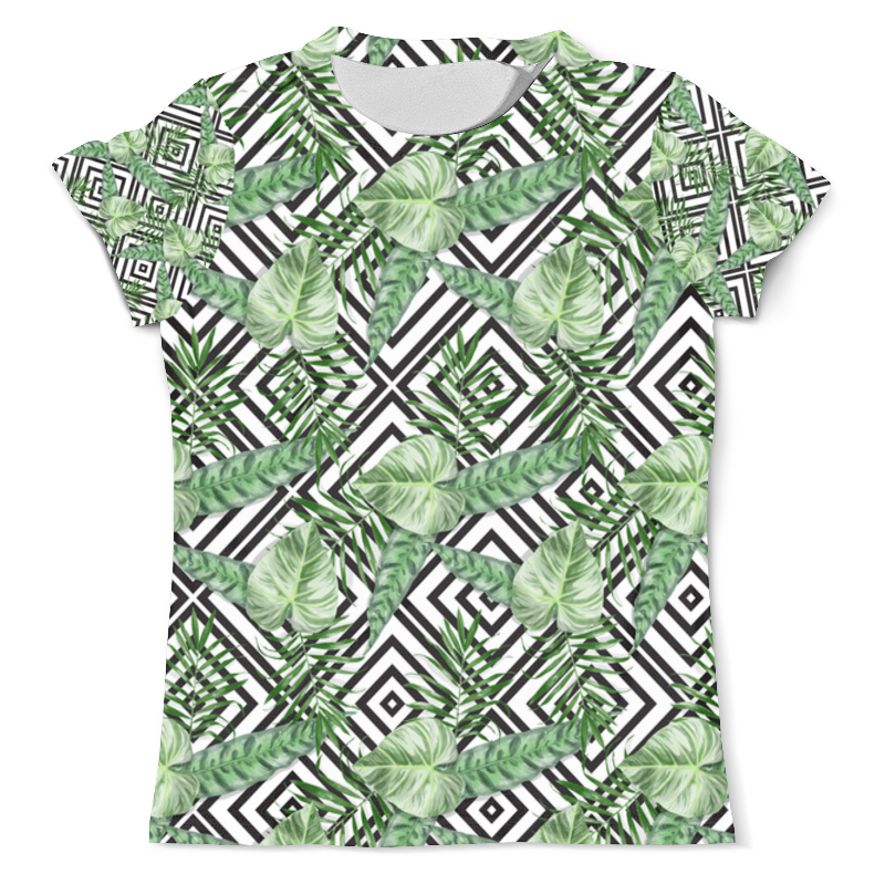 Printio Футболка с полной запечаткой (мужская) Листья printio футболка с полной запечаткой мужская расписные листья