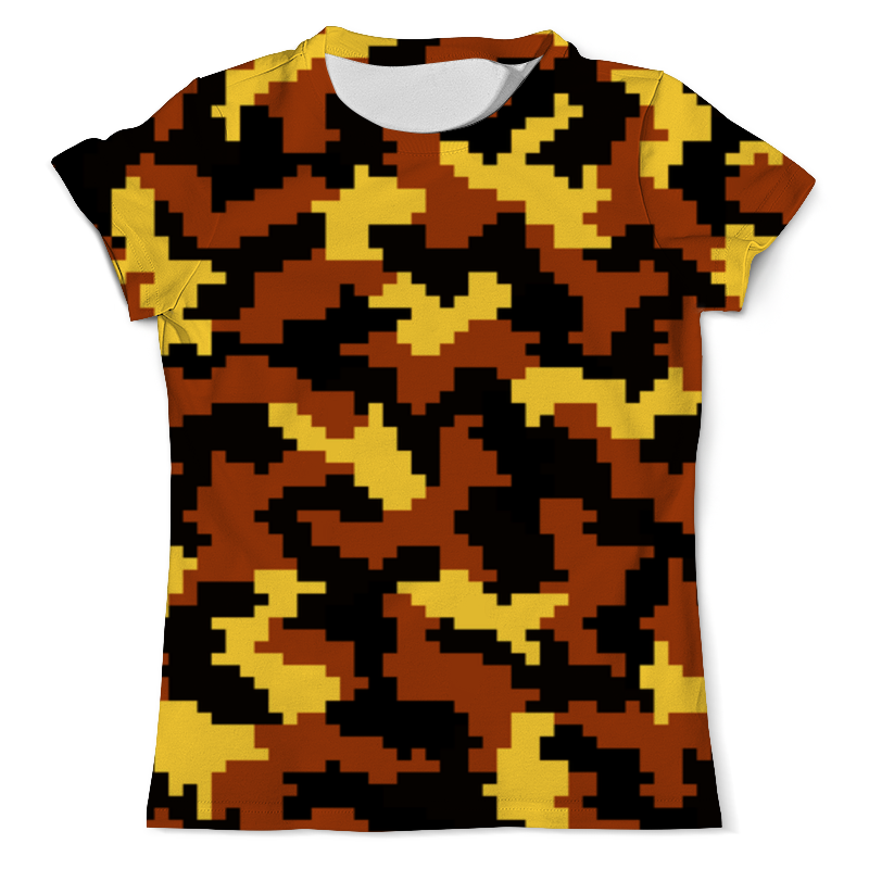 Printio Футболка с полной запечаткой (мужская) Пиксели-пустыня printio футболка с полной запечаткой женская пиксели пустыня