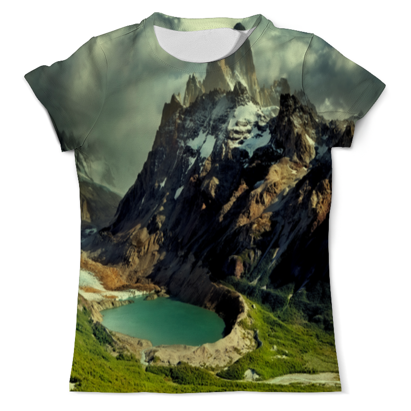 Printio Футболка с полной запечаткой (мужская) Озеро printio футболка с полной запечаткой мужская озеро