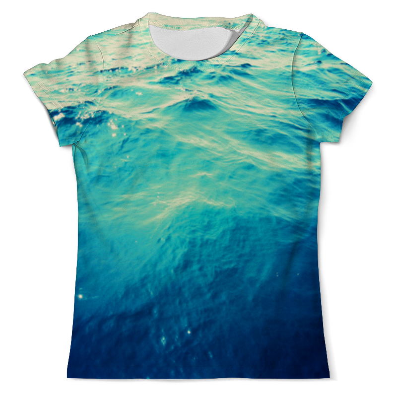 Printio Футболка с полной запечаткой (мужская) Морская вода printio футболка с полной запечаткой для девочек волны моря