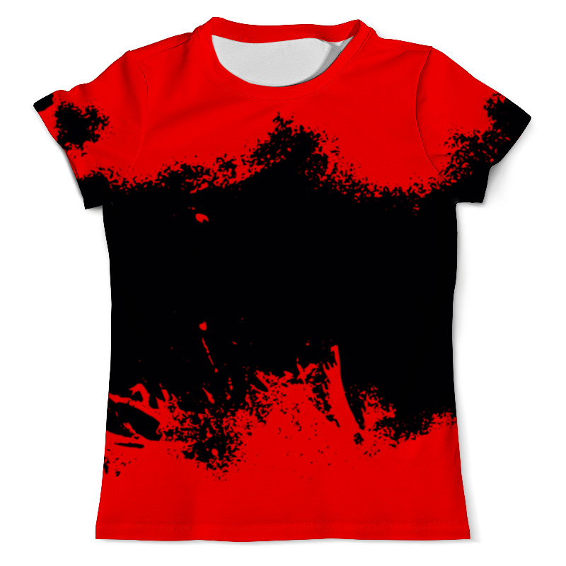 Printio Футболка с полной запечаткой (мужская) Черно-красные краски printio футболка с полной запечаткой мужская черно красные краски
