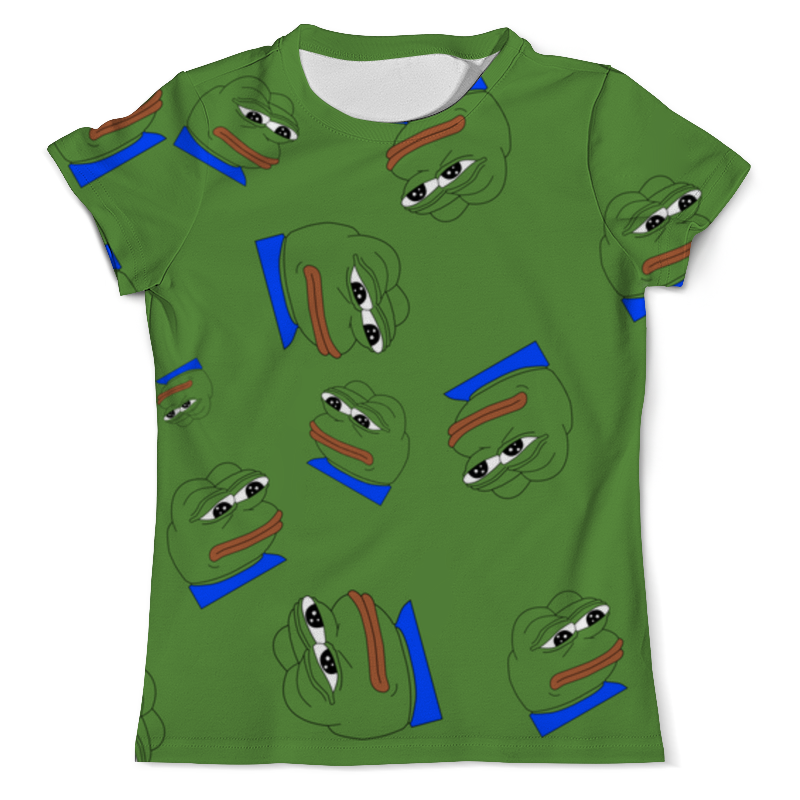 Printio Футболка с полной запечаткой (мужская) Лягушка pepe мужская футболка лягушка милая s зеленый