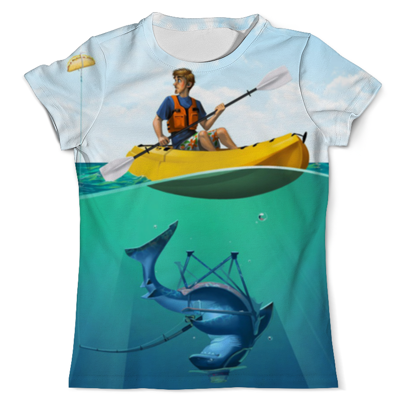 Printio Футболка с полной запечаткой (мужская) Рыбалка printio футболка с полной запечаткой мужская ночная рыбалка 1