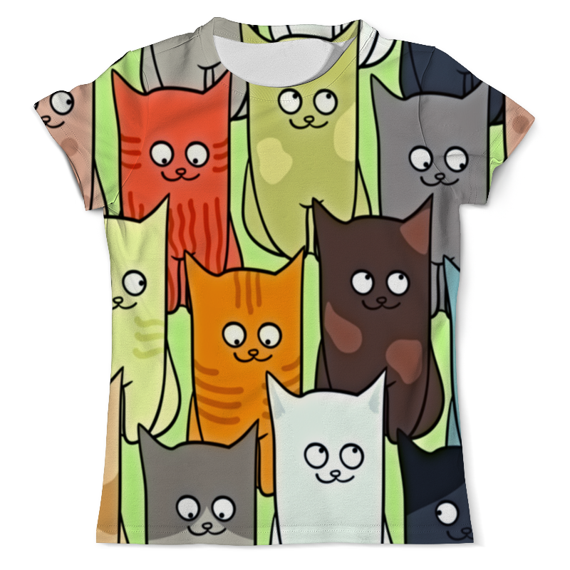 Printio Футболка с полной запечаткой (мужская) Котята