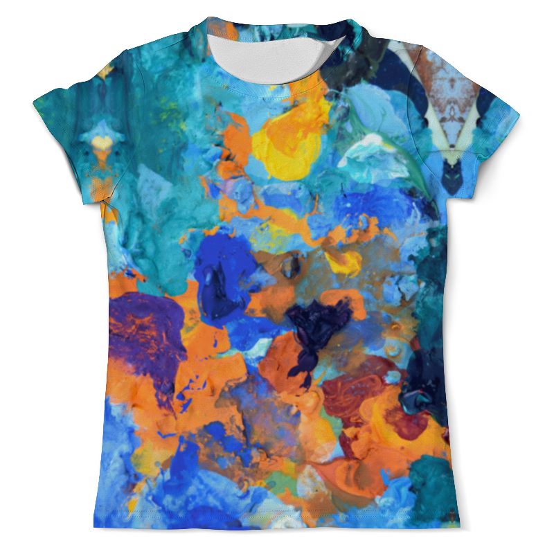 printio футболка с полной запечаткой для девочек застывшие яркие краски Printio Футболка с полной запечаткой (мужская) застывшие яркие краски
