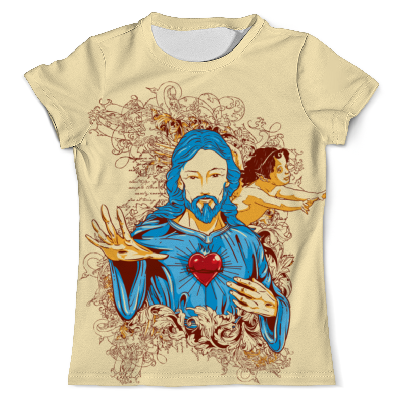 Printio Футболка с полной запечаткой (мужская) Иисус printio футболка с полной запечаткой мужская иисус