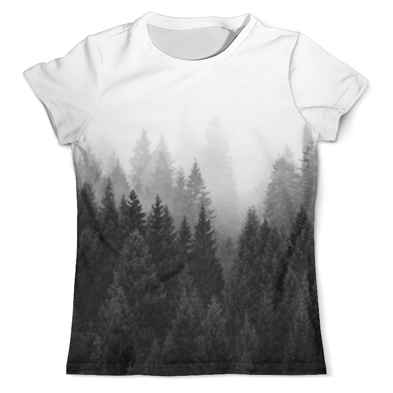 printio футболка с полной запечаткой мужская туманный альбион Printio Футболка с полной запечаткой (мужская) Туманный лес