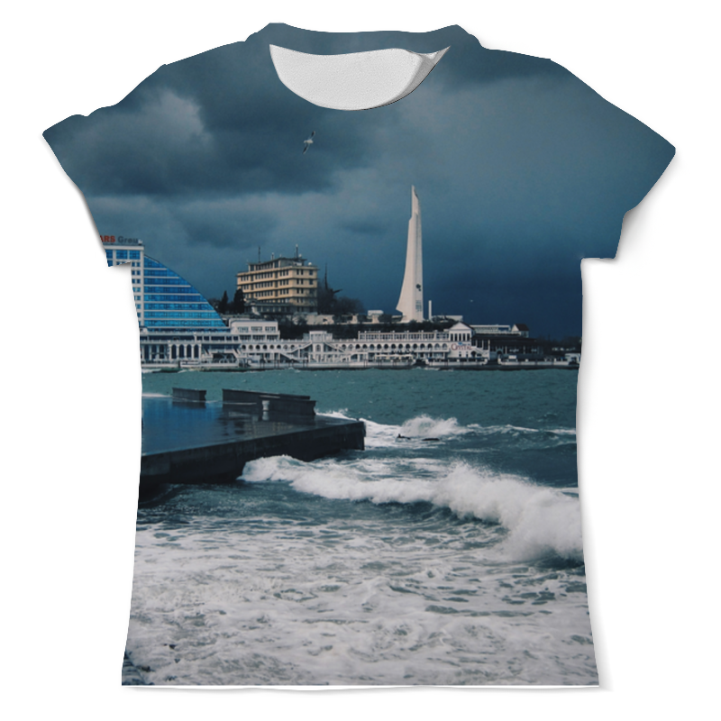 Printio Футболка с полной запечаткой (мужская) Севастополь_02 мужская футболка море внутри s белый