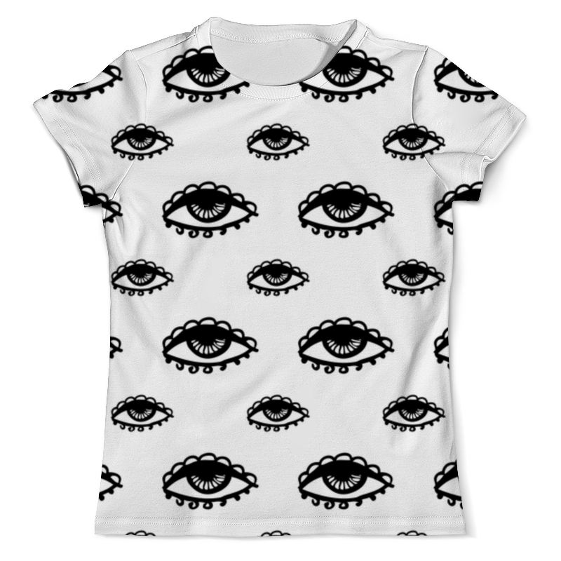 printio футболка с полной запечаткой мужская абстрактные штрихи Printio Футболка с полной запечаткой (мужская) Абстрактные глаза