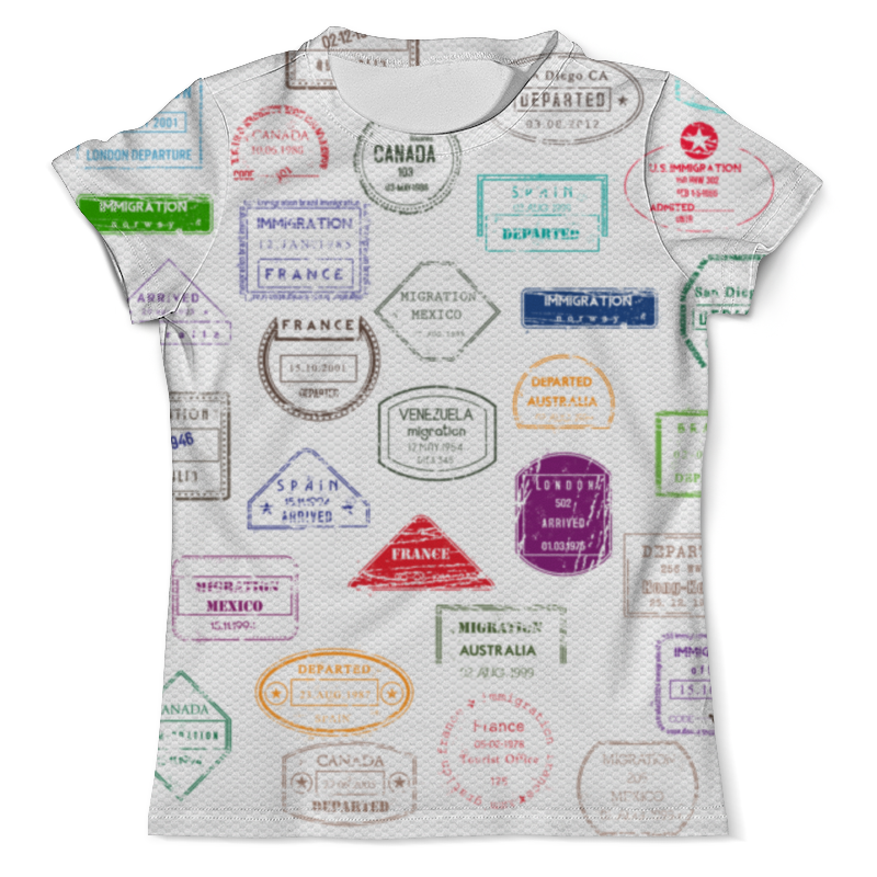 Printio Футболка с полной запечаткой (мужская) Stamp design