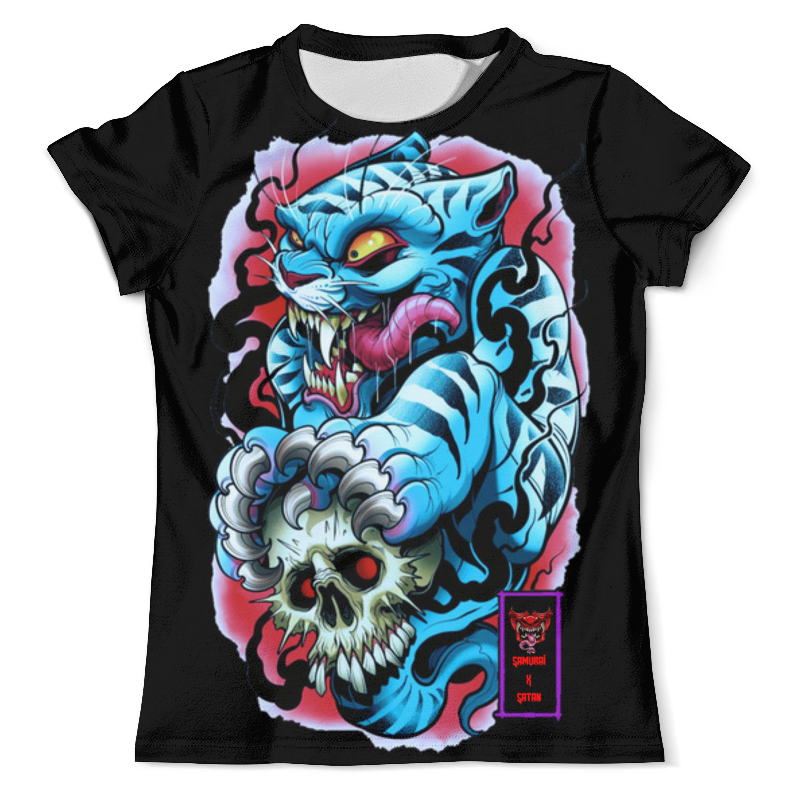 Printio Футболка с полной запечаткой (мужская) Satan cat printio футболка с полной запечаткой мужская wild cat