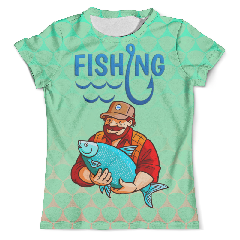 Printio Футболка с полной запечаткой (мужская) Рыбалка printio футболка с полной запечаткой мужская рыбалка с путиным