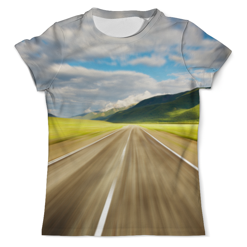 printio футболка с полной запечаткой мужская сельская дорога летом Printio Футболка с полной запечаткой (мужская) Дорога к цели
