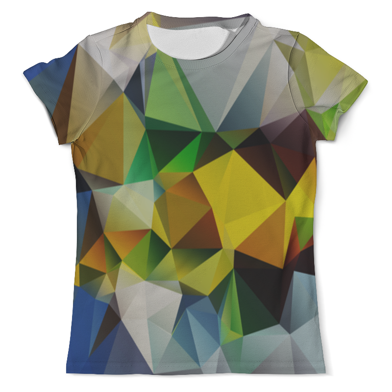 Printio Футболка с полной запечаткой (мужская) Треугольники printio футболка с полной запечаткой мужская абстрактные голубые треугольники