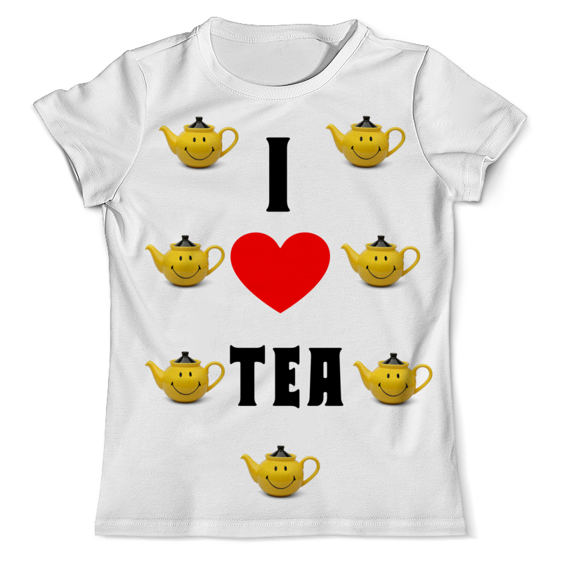 Printio Футболка с полной запечаткой (мужская) Я люблю чай printio футболка с полной запечаткой женская я люблю чай