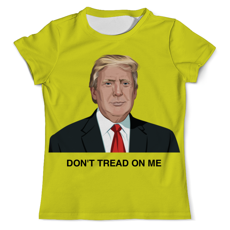 Printio Футболка с полной запечаткой (мужская) Trump. dont tread on me. дональд трамп футболка с полной запечаткой женская printio trump dont tread on me дональд трамп