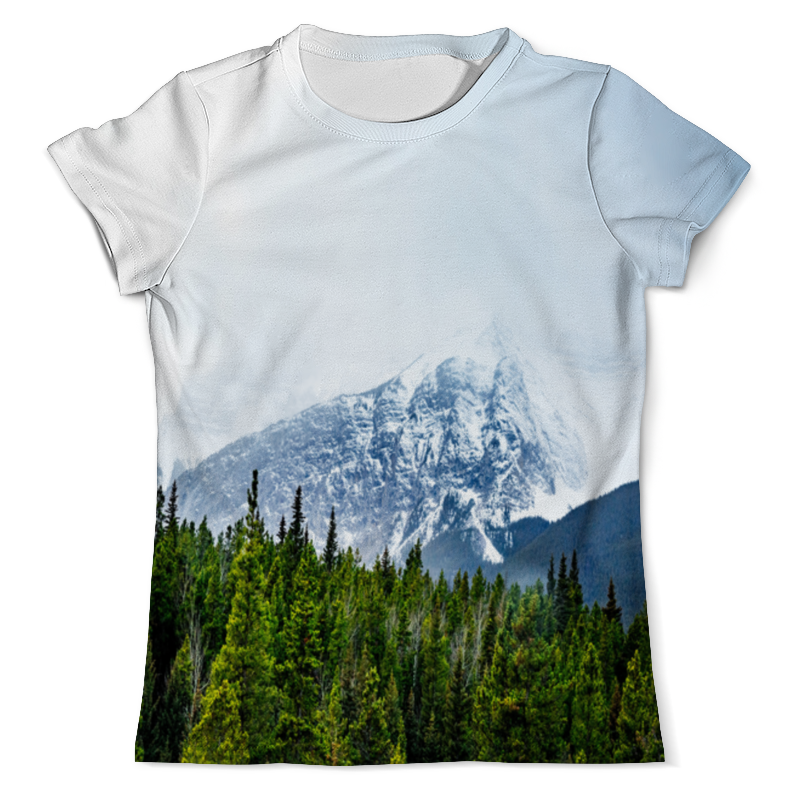 Printio Футболка с полной запечаткой (мужская) Снежные горы printio футболка с полной запечаткой мужская синие горы