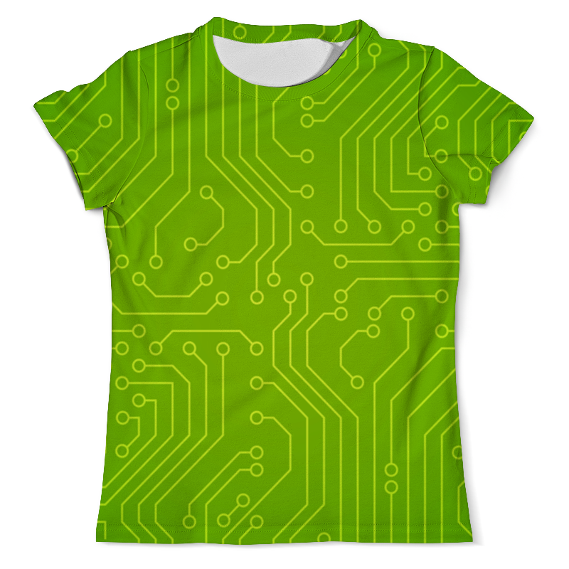 Printio Футболка с полной запечаткой (мужская) Зелёная плата printio футболка с полной запечаткой женская зелёная плата