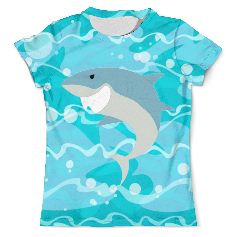 Printio Футболка с полной запечаткой (мужская) Акула printio футболка с полной запечаткой мужская бизнес акула