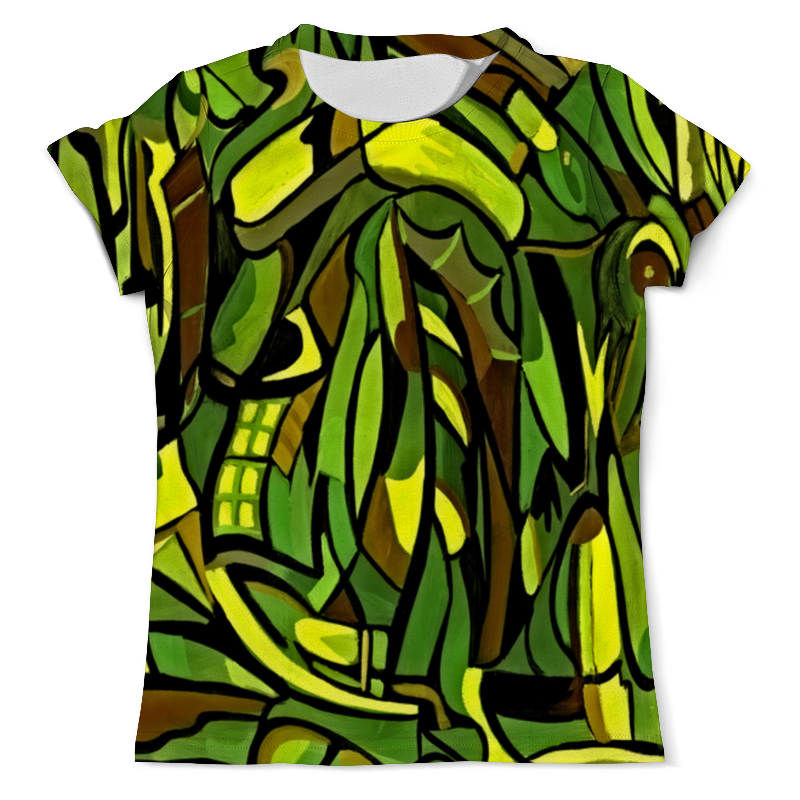 Printio Футболка с полной запечаткой (мужская) Оттенки зеленого printio футболка с полной запечаткой для мальчиков оттенки зеленого