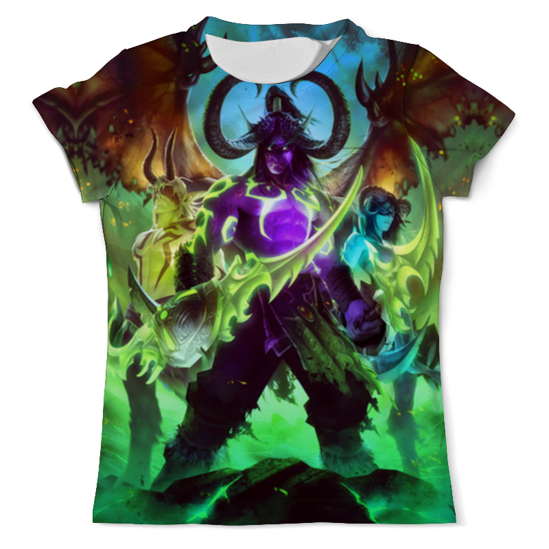 Printio Футболка с полной запечаткой (мужская) Warcraft: illidan printio футболка с полной запечаткой мужская warcraft illidan