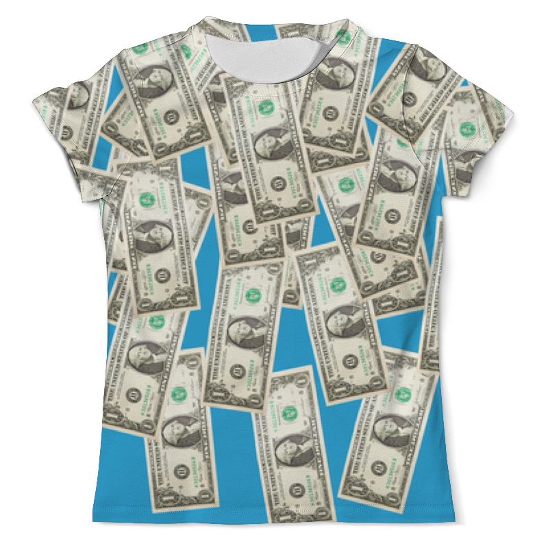 Printio Футболка с полной запечаткой (мужская) Доллары printio футболка с полной запечаткой мужская губы и доллары