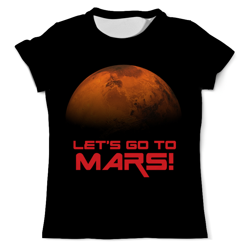 Printio Футболка с полной запечаткой (мужская) Let's go to mars! printio футболка с полной запечаткой для мальчиков let s go to mars