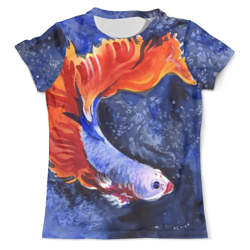 Printio Футболка с полной запечаткой (мужская) Две рыбы printio футболка с полной запечаткой мужская знак рыбы