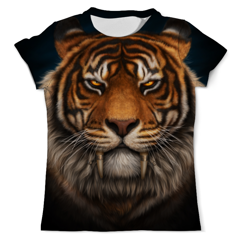 Printio Футболка с полной запечаткой (мужская) Тигр. printio футболка с полной запечаткой мужская тигр красками