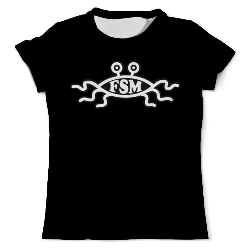 Printio Футболка с полной запечаткой (мужская) Символ пастафарианства printio футболка с полной запечаткой для девочек символ пастафарианства