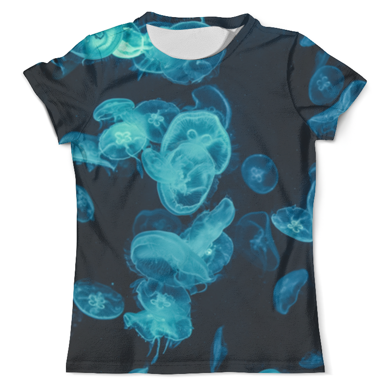Printio Футболка с полной запечаткой (мужская) Морские медузы мужская футболка влюбленные медузы l синий