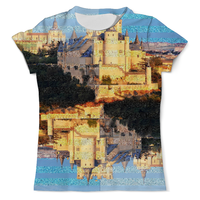 Printio Футболка с полной запечаткой (мужская) Испанские замки.замок сеговия. printio футболка с полной запечаткой мужская испанские замки замок сеговия
