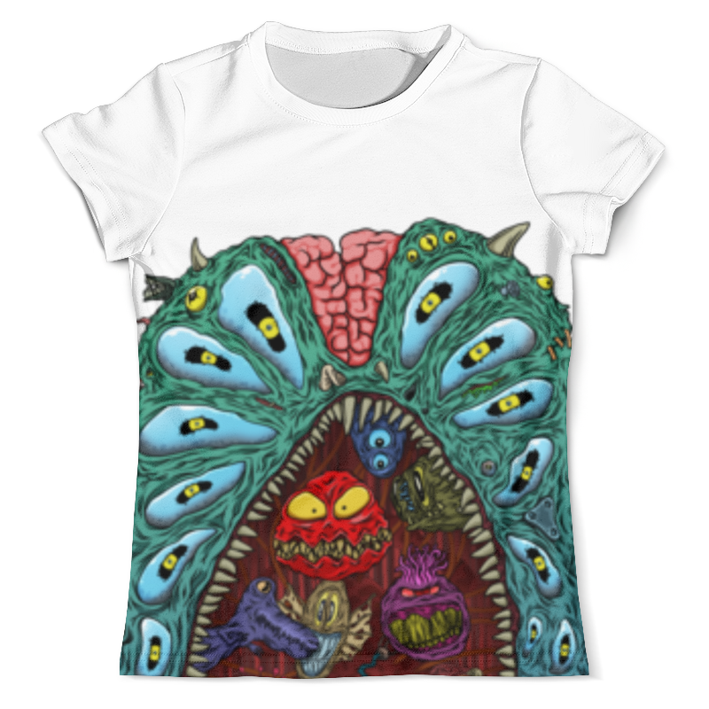 Printio Футболка с полной запечаткой (мужская) Mosnsters attak