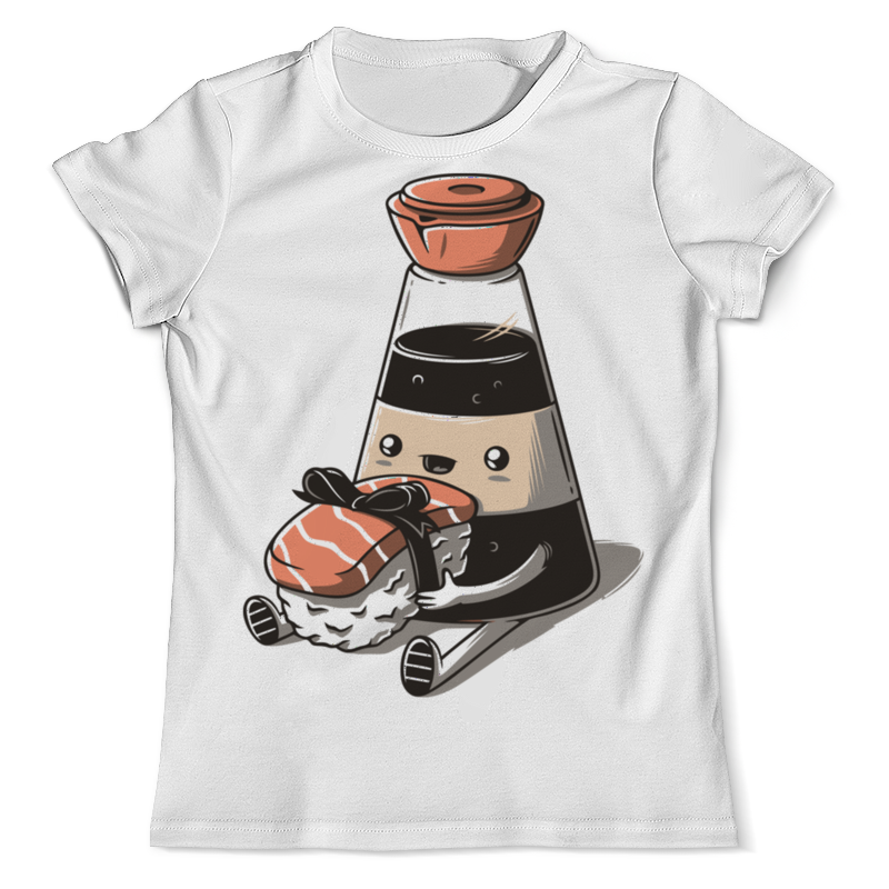 Printio Футболка с полной запечаткой (мужская) Суши и тэрияки printio футболка с полной запечаткой мужская лис ест суши