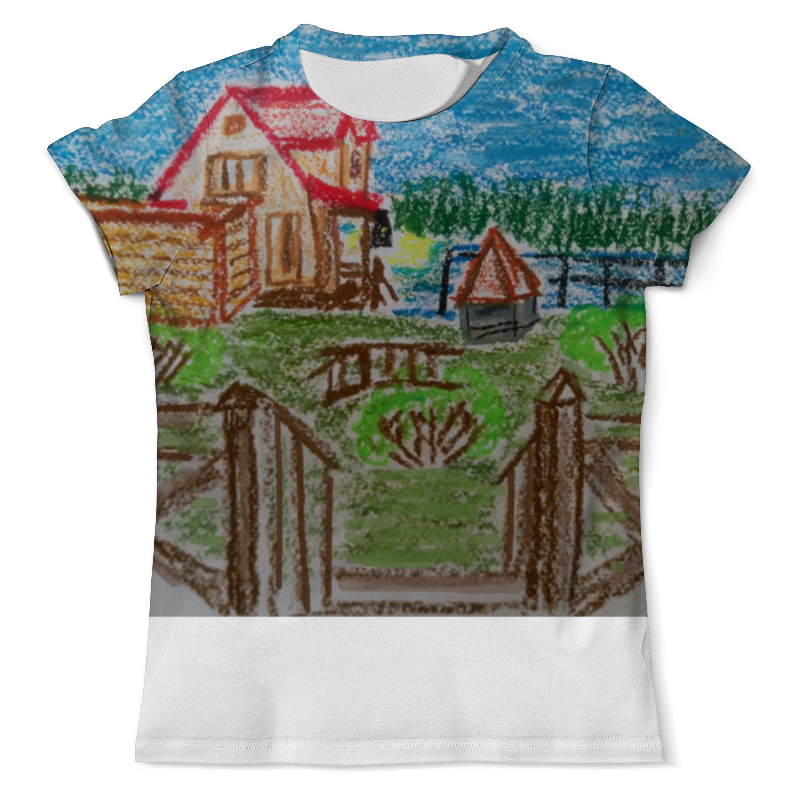 Printio Футболка с полной запечаткой (мужская) Домик в деревне printio футболка с полной запечаткой мужская дом в деревне