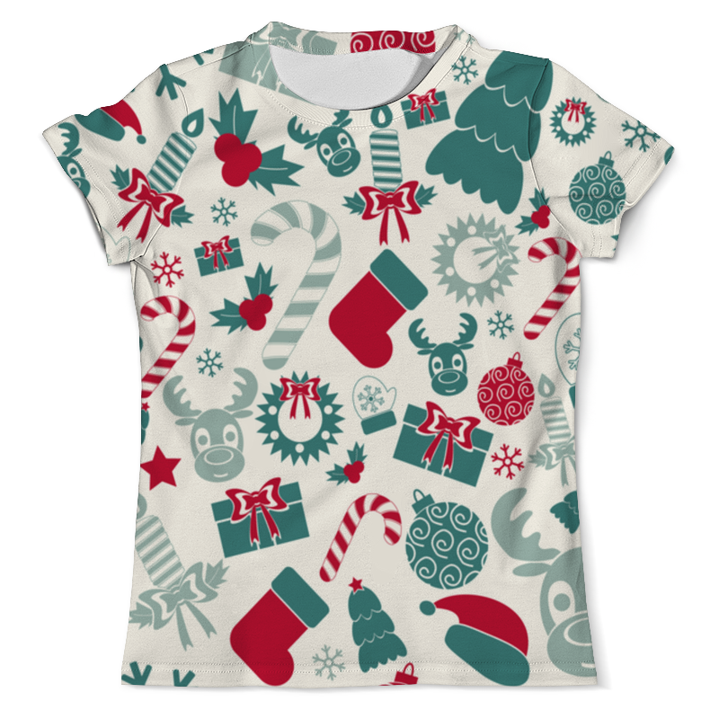 Printio Футболка с полной запечаткой (мужская) Новогоднее настроение printio футболка с полной запечаткой для девочек новогоднее настроение