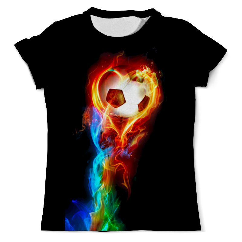 Printio Футболка с полной запечаткой (мужская) Огненный мяч printio футболка с полной запечаткой мужская огненный волк