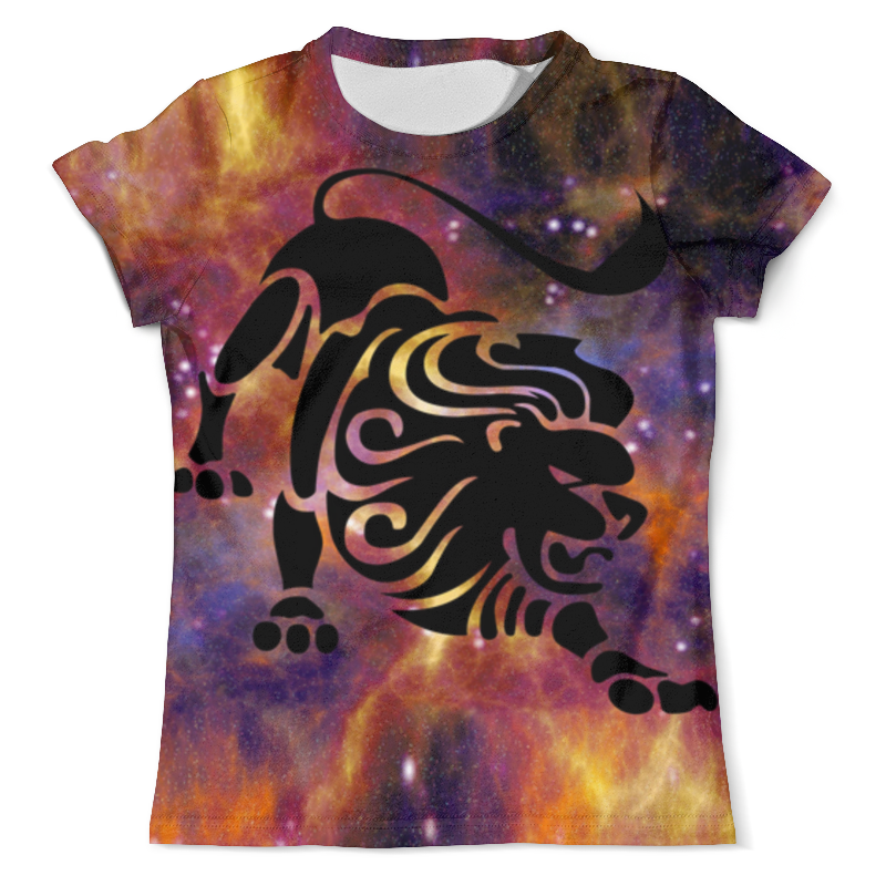printio футболка с полной запечаткой мужская зодиак лев Printio Футболка с полной запечаткой (мужская) Лев - серия зодиак