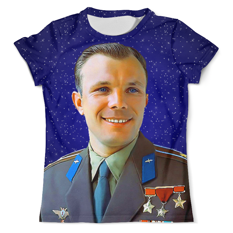 Printio Футболка с полной запечаткой (мужская) Гагарин printio футболка с полной запечаткой мужская гагарин