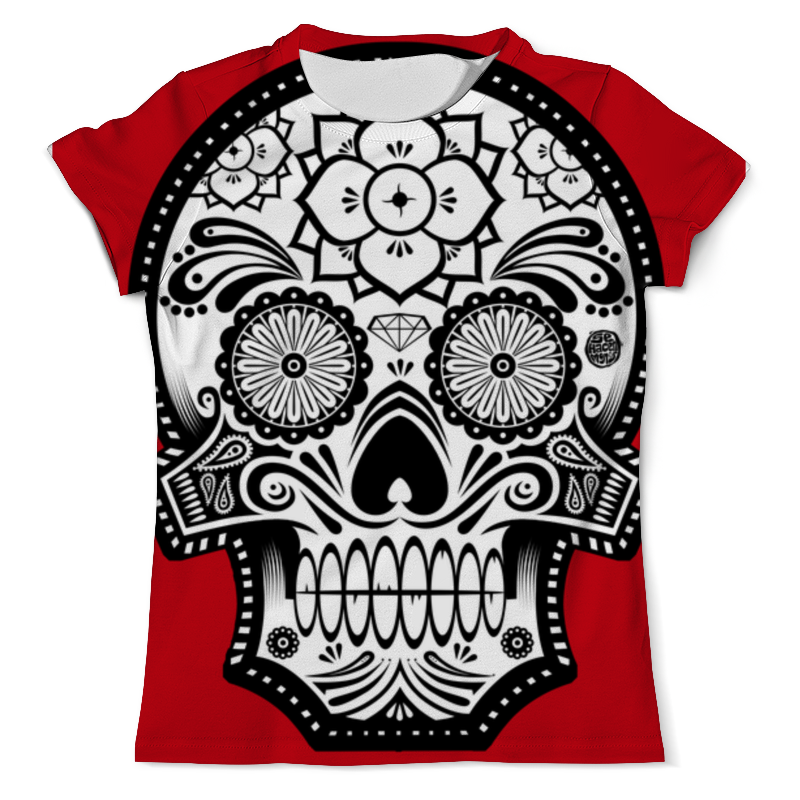 printio футболка с полной запечаткой мужская la muerte Printio Футболка с полной запечаткой (мужская) Santa muerte skull