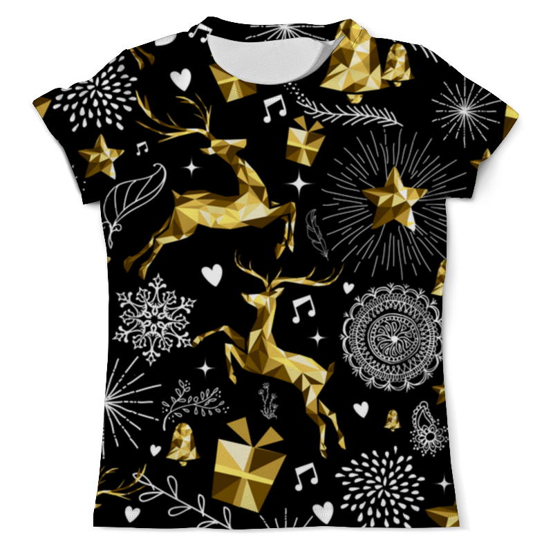 Printio Футболка с полной запечаткой (мужская) Олени printio футболка с полной запечаткой для девочек свитер с оленями