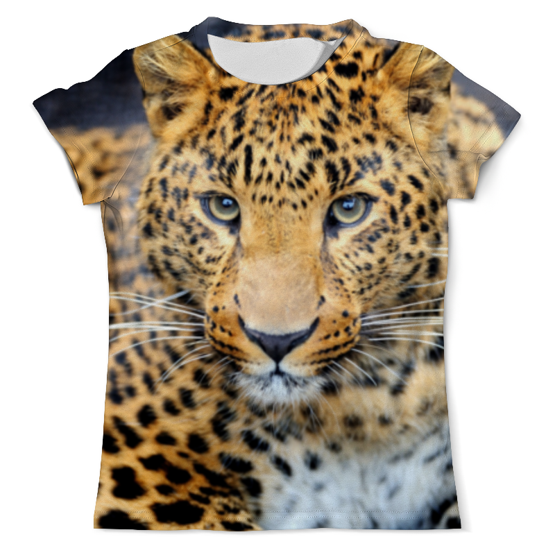 Printio Футболка с полной запечаткой (мужская) Леопард printio футболка с полной запечаткой женская шкура ягуара