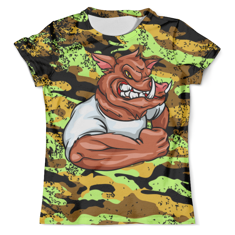 Printio Футболка с полной запечаткой (мужская) Boar (camouflage) printio футболка с полной запечаткой мужская boar camouflage