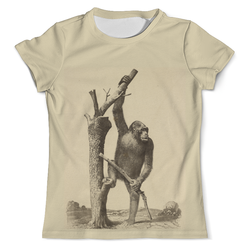 Printio Футболка с полной запечаткой (мужская) Обезьяна printio футболка с полной запечаткой для девочек обезьяна